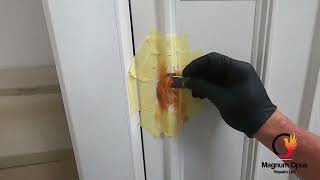 How to repair a uPVC exterior door