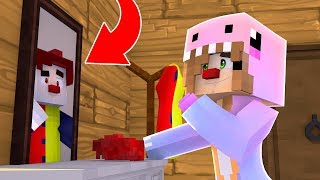 MI MAMI ES EL PAYASO ASESINO *no lo creerás* 😱 MINECRAFT BEBE MILO
