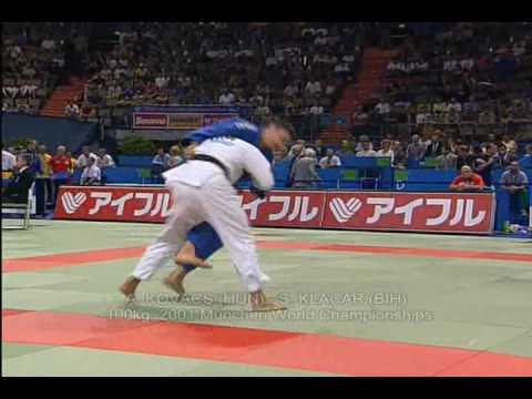 Judo WCh Antal KOVÁCS (HUN) - S. KLACAR (BIH) -100kg 2001 Munich 柔道