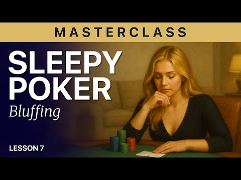 FALL ASLEEP to Poker: Hold'em Masterclass #7 — Bluffing & Semi-Bluffing