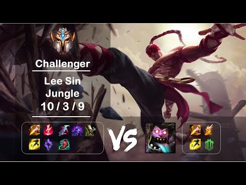 KR Challenger Replays Jungle Lee Sin vs Dr.Mundo Ep.2093