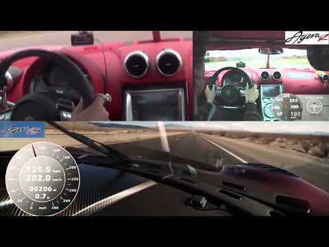 Koenigsegg Agera RS vs Koenigsegg Agera R 0 - 300 KM/H Speed O Meter Only