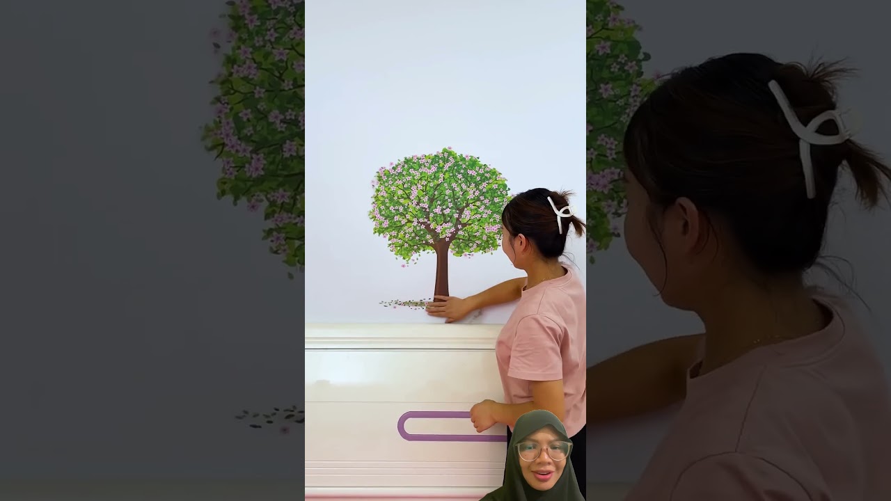 Funny Sticker Prank on Friend’s Tree