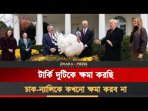 দুই টার্কি মুরগিকে আনুষ্ঠানিকভাবে ‘ক্ষমা’করলেন ট্রাম্প
