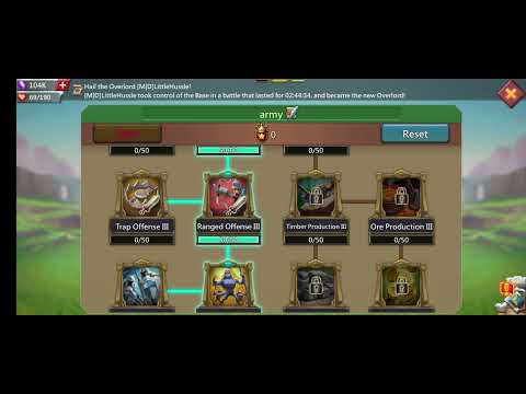 Lords Mobile: Talents? how do you set up?