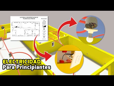 ELECTRICIDAD PARA PRINCIPIANTES, Iluminacion y Tomacorrientes – Paso a Paso – Completo