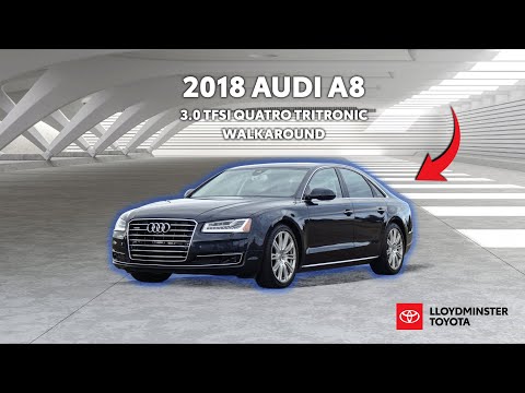 2018 Audi A8 3.0 TFSI quattro tiptronic in Blue for sale at Lloydminster Toyota in Lloydminster, AB