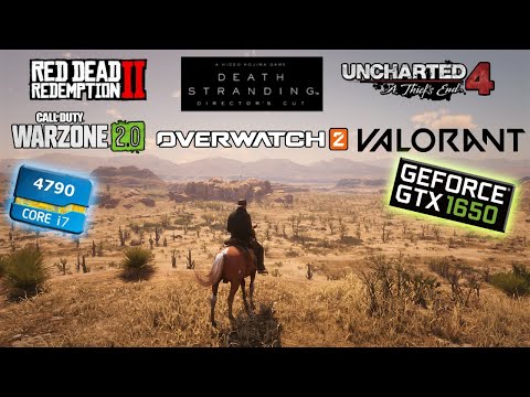 The I7 4790 And The GTX 1650 Tested In 6 Games.