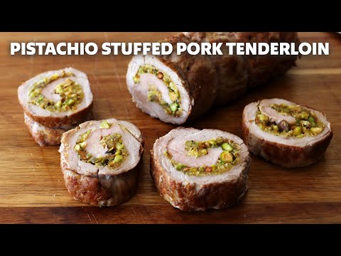 Pistachio Stuffed Pork Tenderloin | Food Wishes
