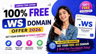 Free Premium Domain Name | Get Free Domain & Hosting 2026 | Free .Com 