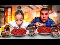 Cali VS Big Brother Spicy Noodle Challenge!!
