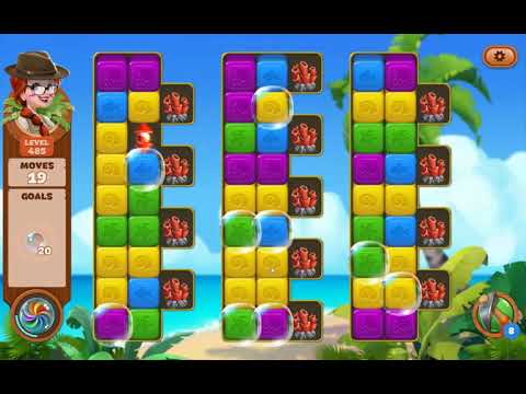 Lost Island Blast Adventure Level 485 NO BOOSTERS  A S GAMING