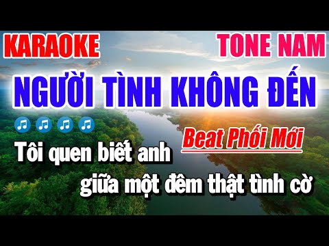 Karaoke Người Tình Không Đến Tone Nam | Beat Phối Mới | Karaoke Thanh Duy