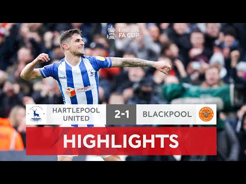 Grey & Ferguson Complete Comeback Win | Hartlepool United 2-1 Blackpool | Emirates FA Cup 2021-22