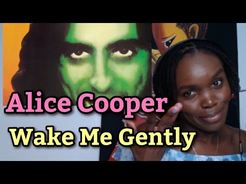 African Girl First Time Hearing Alice Cooper - Wake Me Gently