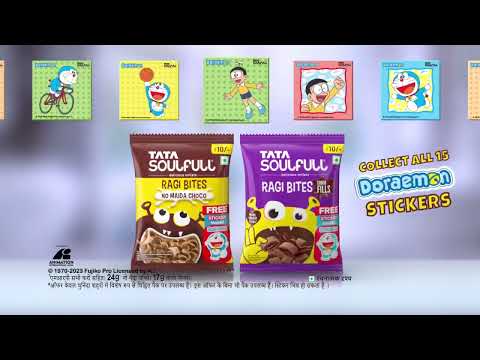 Tata Soulfull X Doraemon | Get Doraemon Stickers with Tata Soulfull Ragi Bites | Collect All 15!