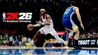 NBA 2K26 | Early Access Gameplay in TV Broadcast! Thunder Vs Warriors