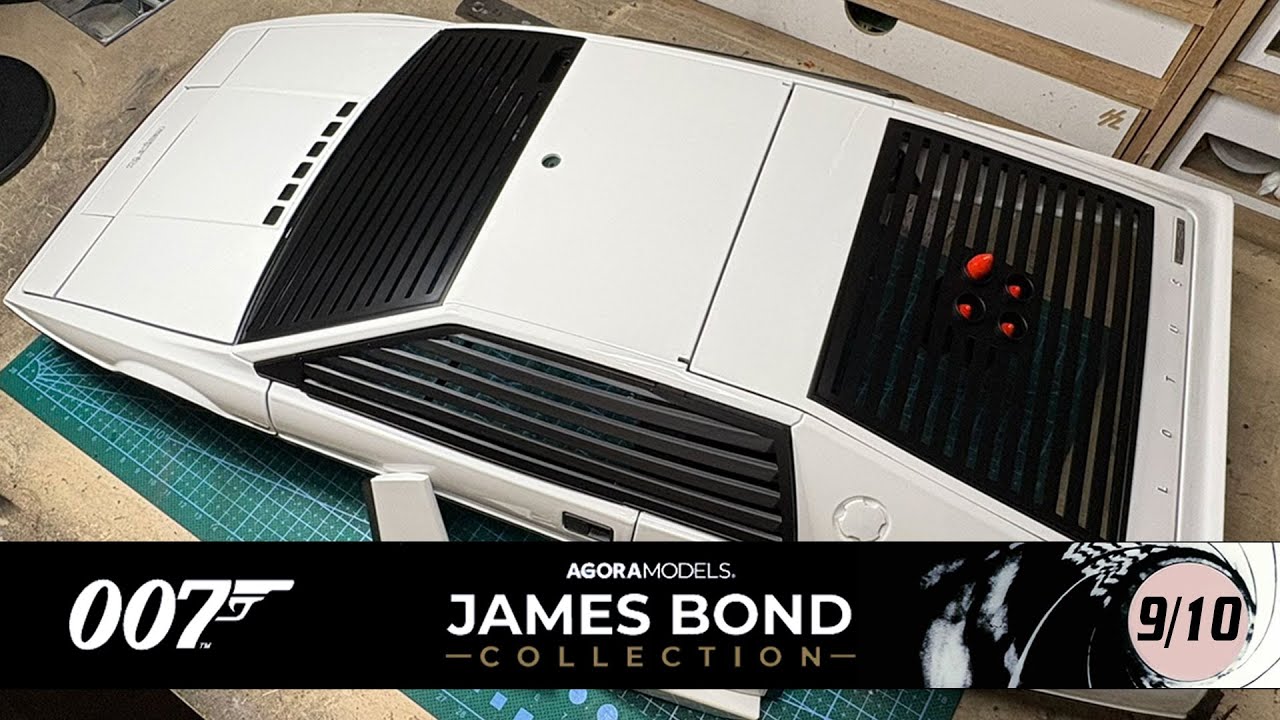 Build the Lotus Esprit from the 007 classic, The Spy Who Loved Me by Agora Models. Packs 9 AND 10