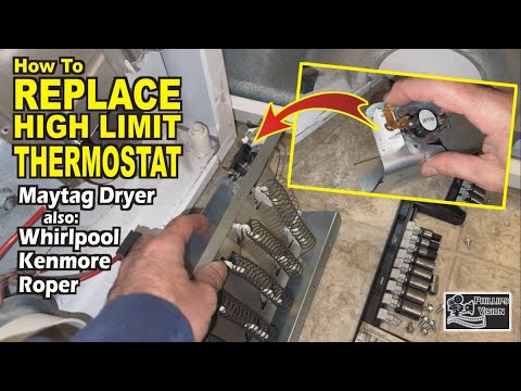 How To Replace High Limit Thermostat - Maytag Dryer (Phillips Vision: Episode - 141)