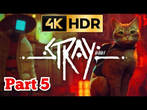 STRAY PS5 Walkthrough Gameplay Part 5 - CLEMENTINE | 4K HDR