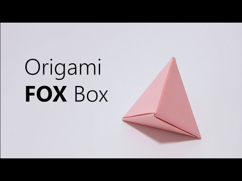 Modular Origami 'Fox Box' Tutorial very easy step by step