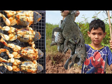 Yummy cooking crispy frog recipe vs grill frog