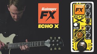 Video thumbnail for Rainger FX Echo X v2 // Digital Delay // Guitar Pedal Demo by Demos In The Dark