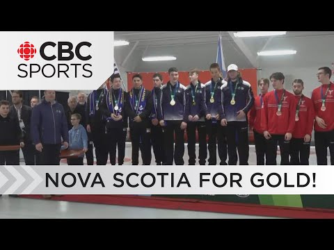 N.S. defeats B.C. to claim men's curling gold at Canada Games | CBC Sports