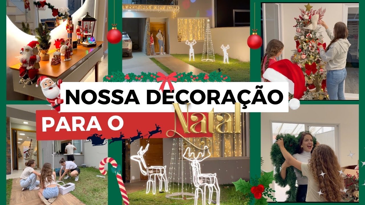 Nossa decoração para o Natal