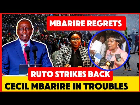 CECIL MBARIRE IN TROUBLES AS GLORIA ORUOBA CONFIRMS TO KENYAS RUTO HAS  FALLEN OUT WITH HIM!