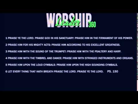 Worship Leader Training w/ Bernard Williams-P+W Basics