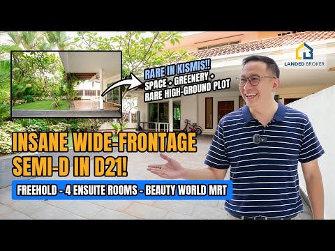 Freehold Semi-D in District 21 With Rare Privacy | Landed Broker Home Tour
