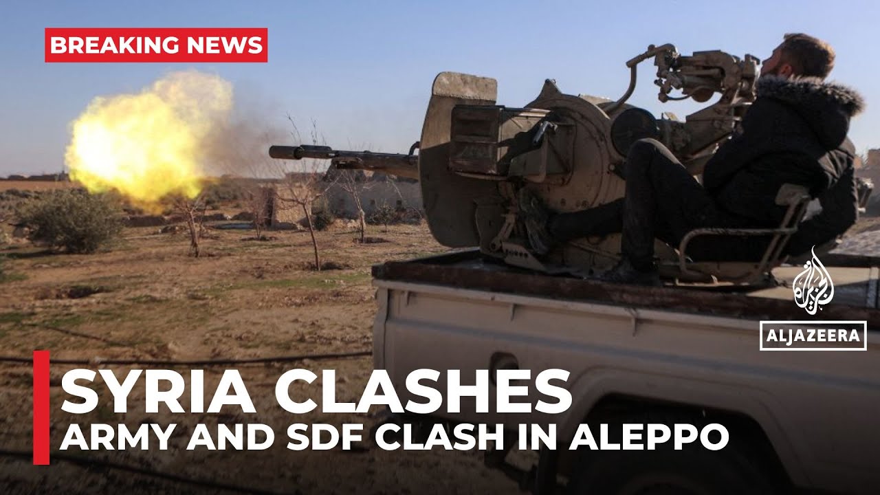 Video | Clashes between Syrian army, Kurdish-led SDF break out in Aleppo