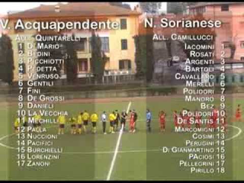 CALCIO, PROMOZIONE LAZIALE: Vigor Acquapendente - Nuova Sorianese, stagione 2012/2013