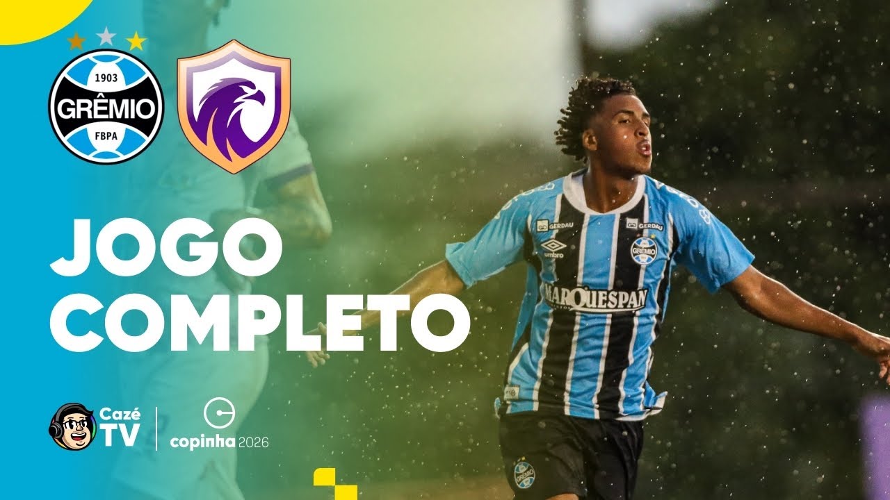JOGO COMPLETO: GRÊMIO X FALCON | COPINHA 2026 | FASE DE GRUPOS | 1ª RODADA