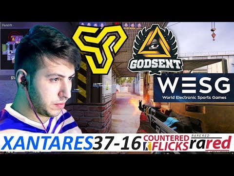 XANTARES 37-16 / Space Soldiers vs GODSENT / WESG 2017 EU-CIS Regional Finals / Semi-final