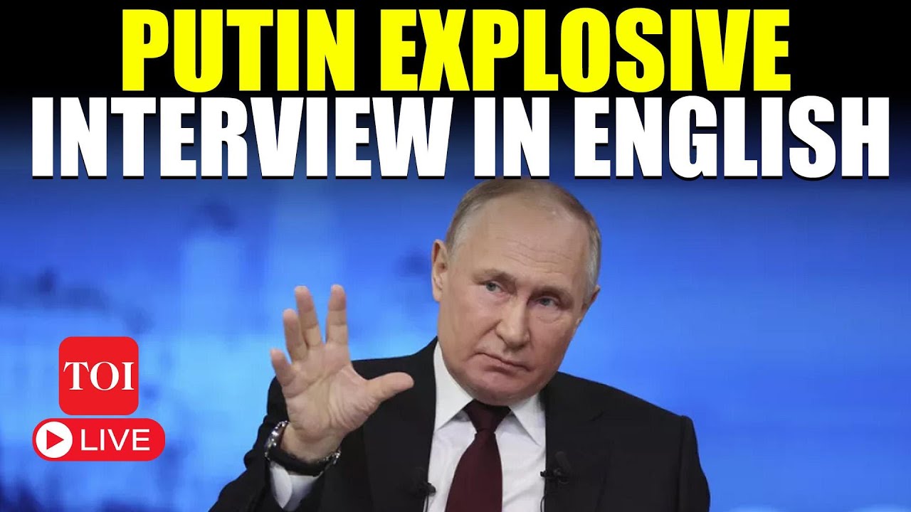 Putin ENGLISH Interview: 'Won't Accept Demands' | Putin's STERN Message To Europe On Ukraine
