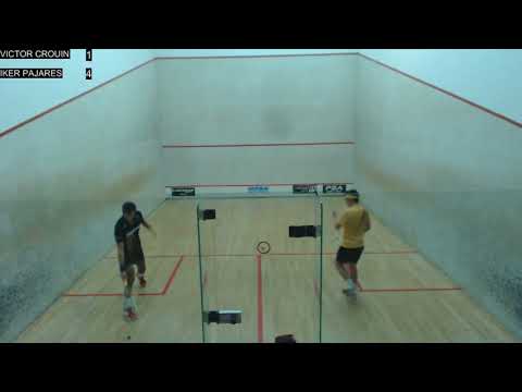 Sept. 2017 - PSA 5K Barcelona – 1/2 Finale  [1] Iker Pajares Bernabeu (ESP) vs Victor Crouin (FRA)