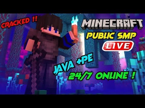Join Our Smp Server in Minecraft Live Now! Road to 1k