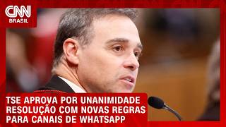 Vídeo: TSE define regras para canais de WhatsApp ligados a campanhas; entenda | CNN 360º