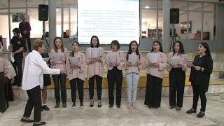 «Մխիթար Սեբաստացի» կրթահանալիրը Ս. Շնորհալի է երգում