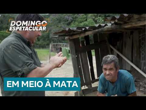 Idoso vive isolado em meio à mata fechada e atua como ‘guardião da floresta’