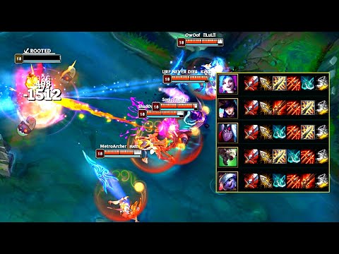 YUUMI vs 5 FULL BUILD ADC! Gamebreaking Infinite Shield Bug!