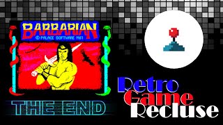 Barbarian (1987) Sinclair ZX Spectrum ending [Retro Gaming]
