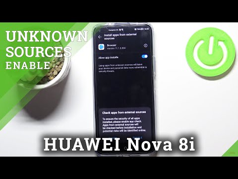 How to Allow Unknown Sources on HUAWEI Nova 8i - Install Apps From External Sources