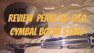 Video thumbnail for PEARL BC-830 BOOM STAND CYMBAL #REVIEW by Drummer Saxophonist