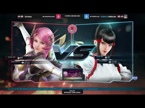 Flynn's Arcade 045 Winners Semis   Sorioku Alisa Vs SoldierLuka Kazumi Tekken 7