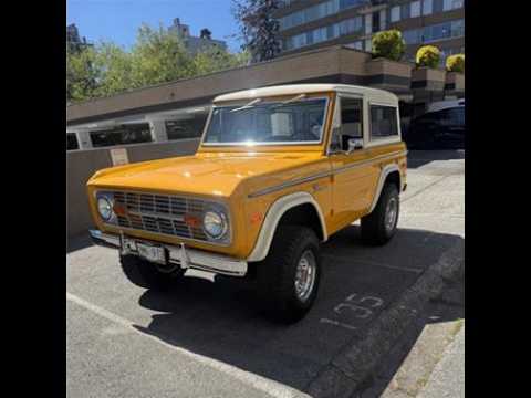 1972 Ford Bronco (CC-2100680) for sale in Vancouver , British Columbia