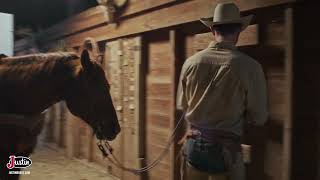 Justin Boots Work All Day Live All Night + 2026 + Brand Lifestyle 