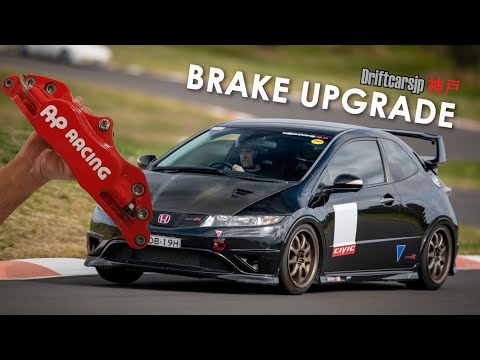 Compbrake pro race 5 big brake kit for the Fn2 Civic Type R 'how to'